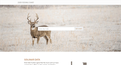 Desktop Screenshot of deerfeedingchart.com