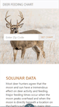 Mobile Screenshot of deerfeedingchart.com