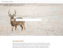 Tablet Screenshot of deerfeedingchart.com